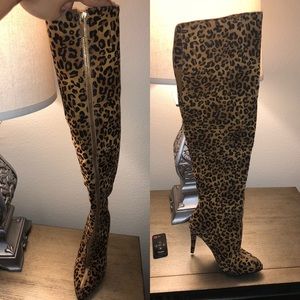 macys leopard booties